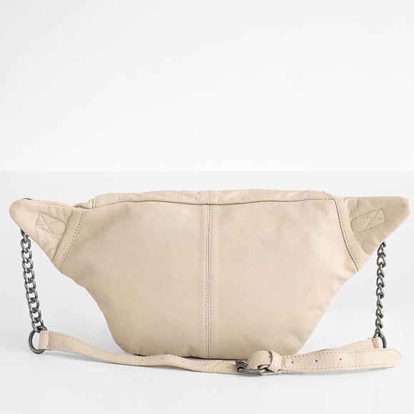 Free People Archer Leather Sling Bag Cream Crossbody Bag - Picture 7 of 9